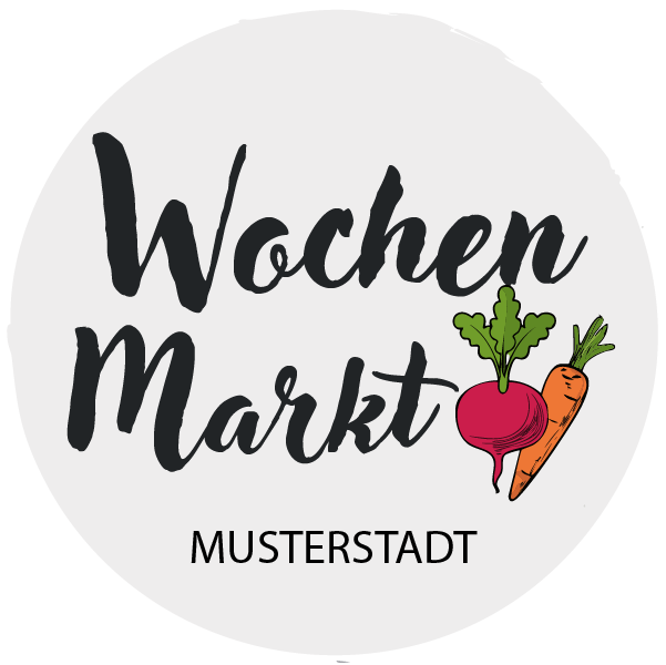 Logo der Firma "Wochenmarkt Musterstadt"